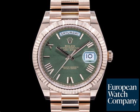 olive green presidential rolex|rolex olive green watch.